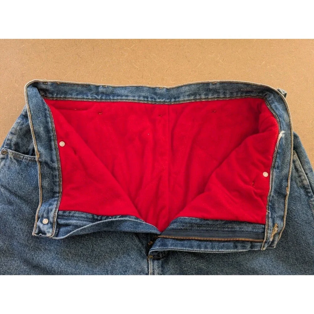 Wrangler Rugged Wear Thermal jeans Thinsulate Insulation 3M Mens Size 36x30